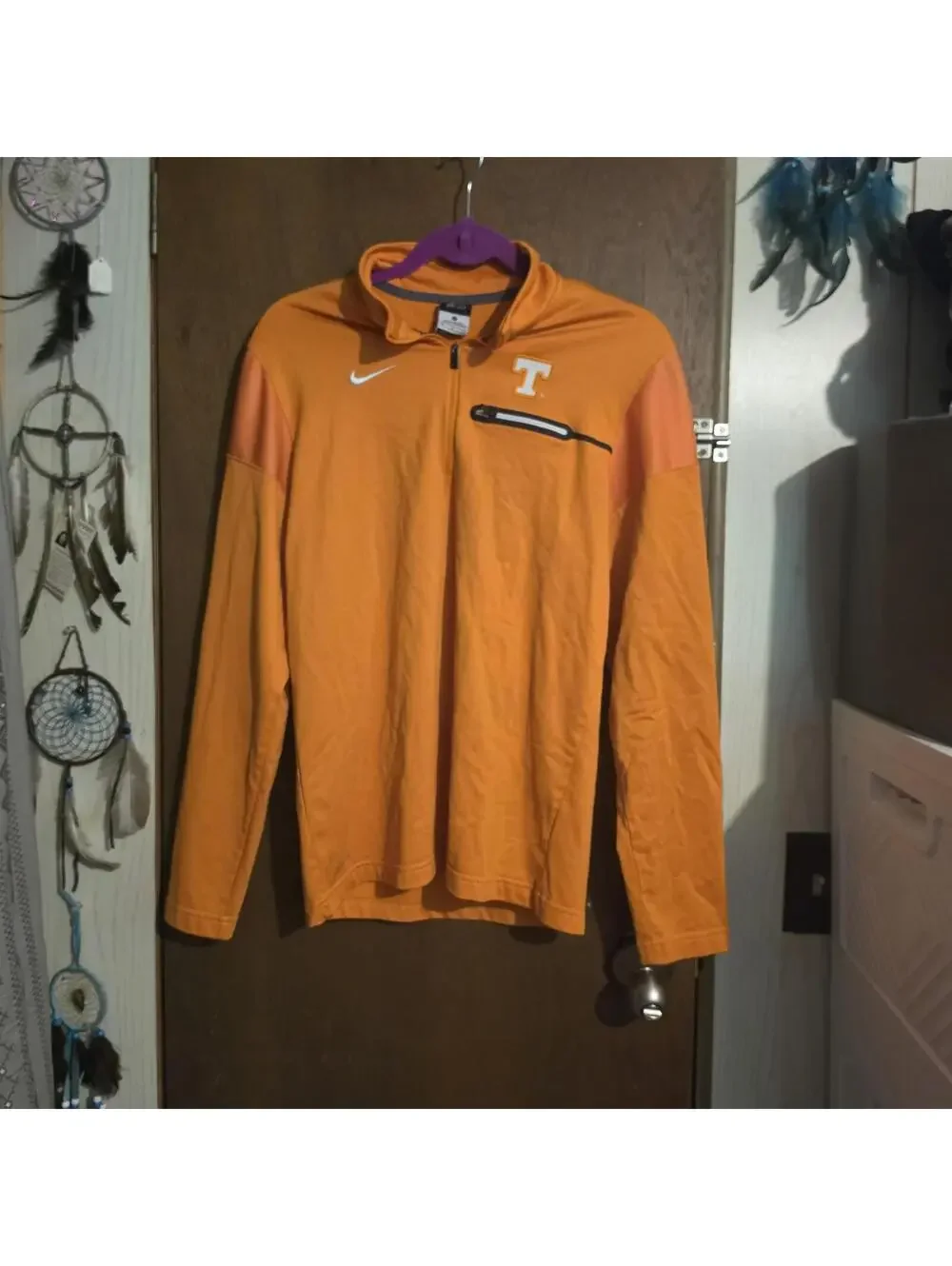 Nike Dri-FIT University of Tennessee Orange Quarter-Zip Pullover